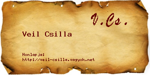 Veil Csilla névjegykártya
